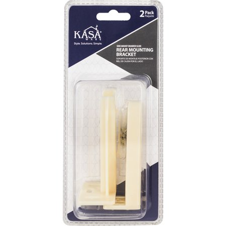 Kasaware Side Mount Drawer Slide Rear Mounting Brackets KFSENRB-A-2